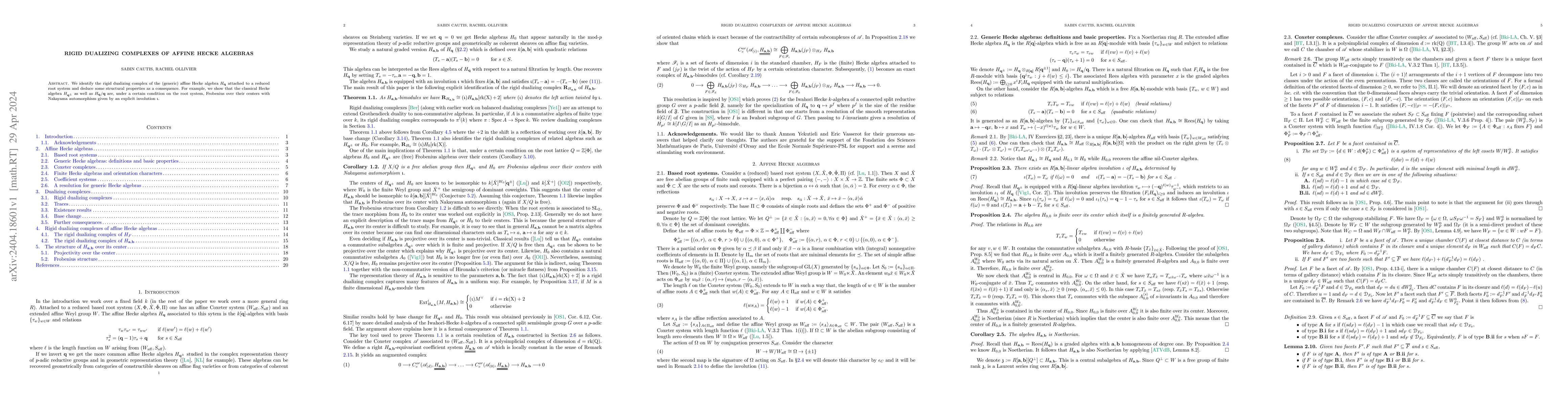 Thumbnail for Rigid dualizing complexes of affine Hecke algebras