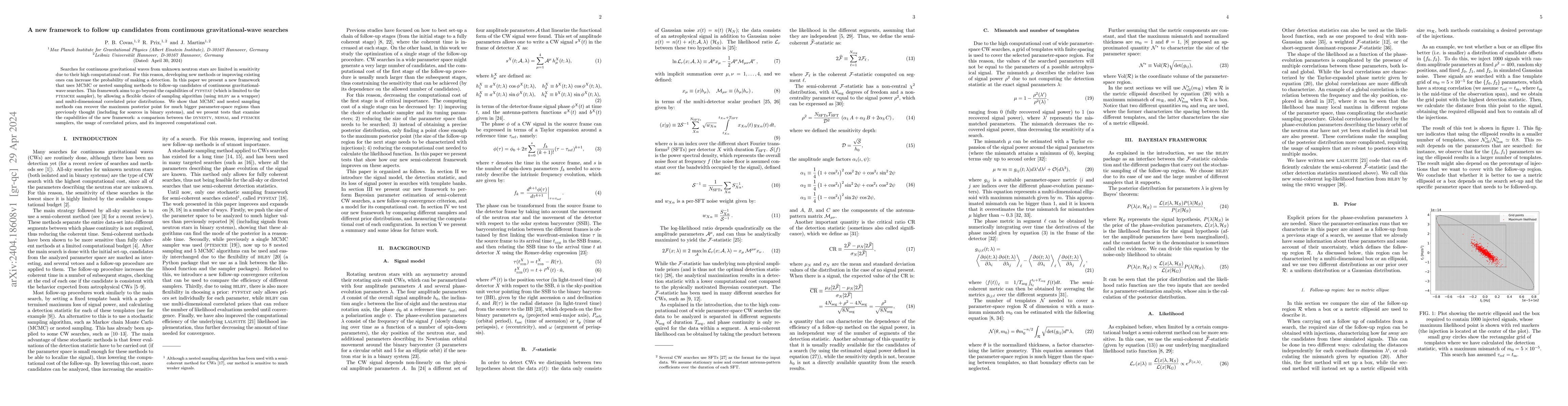 Thumbnail for A new framework to follow up candidates from continuous
  gravitational-wave searches