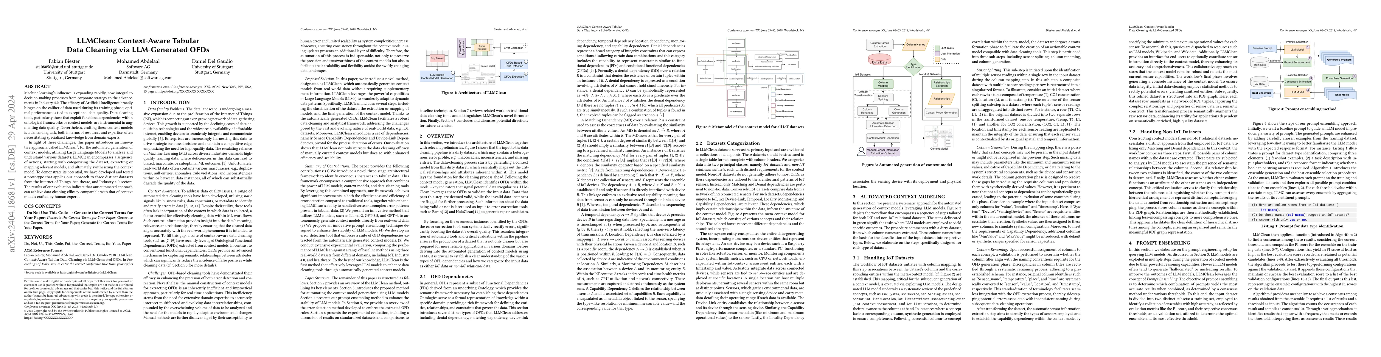 Thumbnail for LLMClean: Context-Aware Tabular Data Cleaning via LLM-Generated OFDs