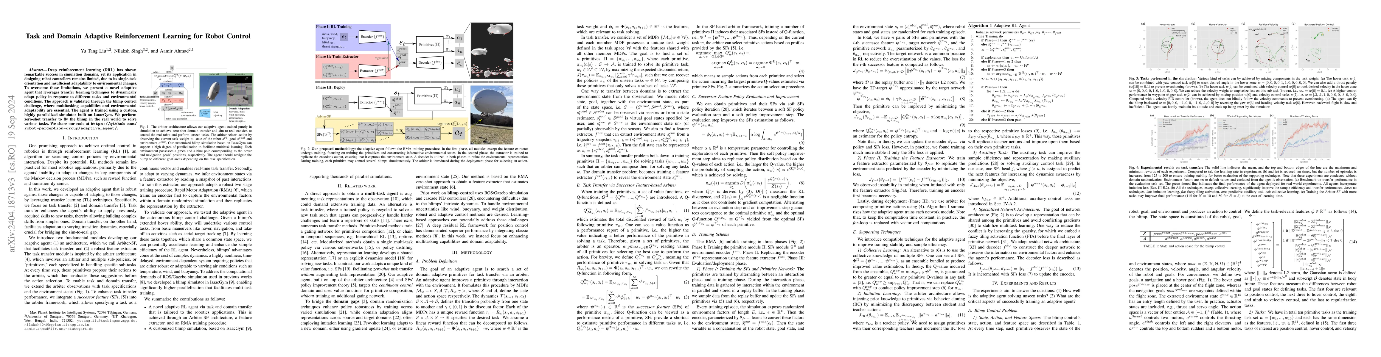 Thumbnail for Adaptive Reinforcement Learning for Robot Control