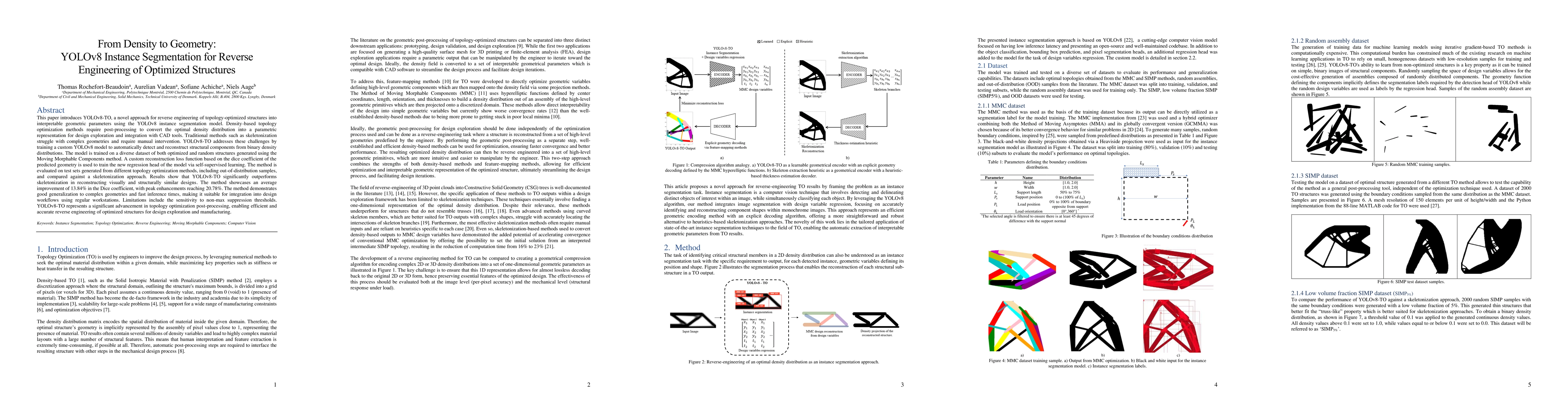 Thumbnail for From Density to Geometry: YOLOv8 Instance Segmentation for Reverse
  Engineering of Optimized Structures