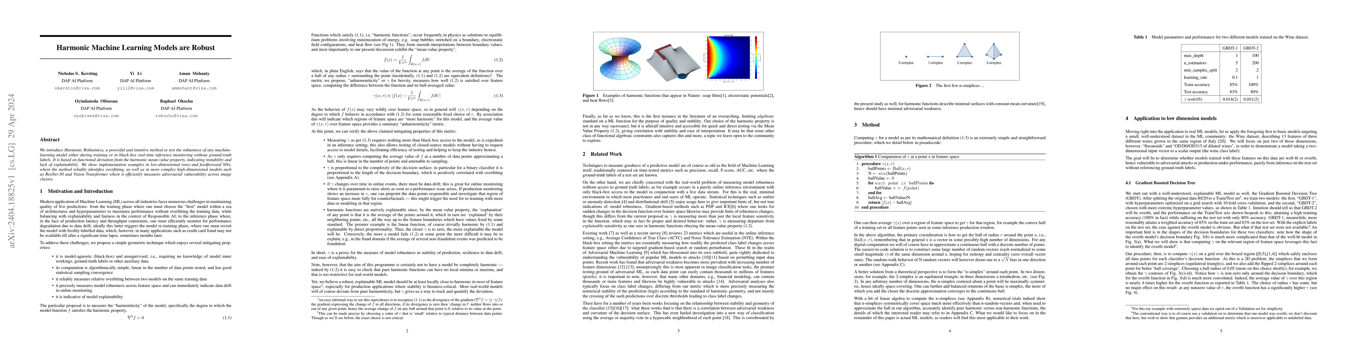 Thumbnail for Harmonic Machine Learning Models are Robust