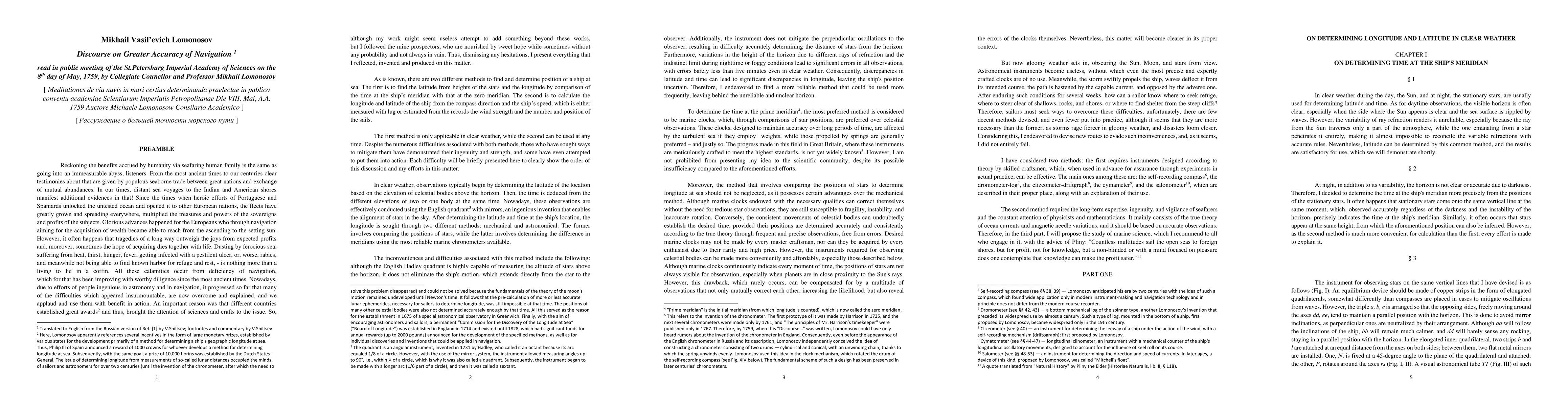 Thumbnail for Mikhail Lomonosov: Discourse on Greater Accuracy of Navigation
