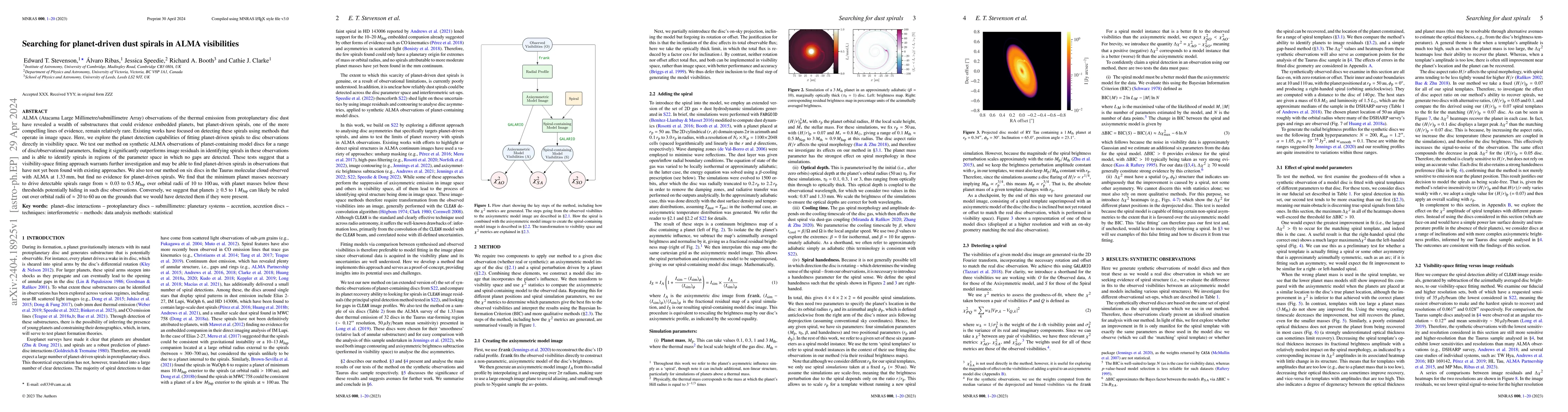 Thumbnail for Searching for planet-driven dust spirals in ALMA visibilities