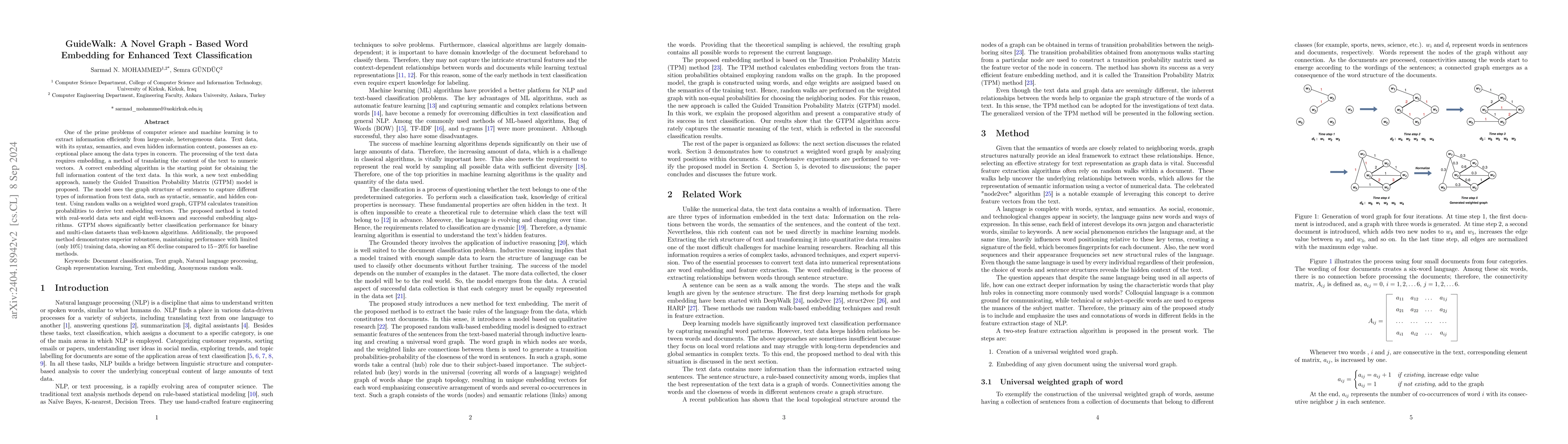 Thumbnail for GuideWalk -- Heterogeneous Data Fusion for Enhanced Learning -- A
  Multiclass Document Classification Case