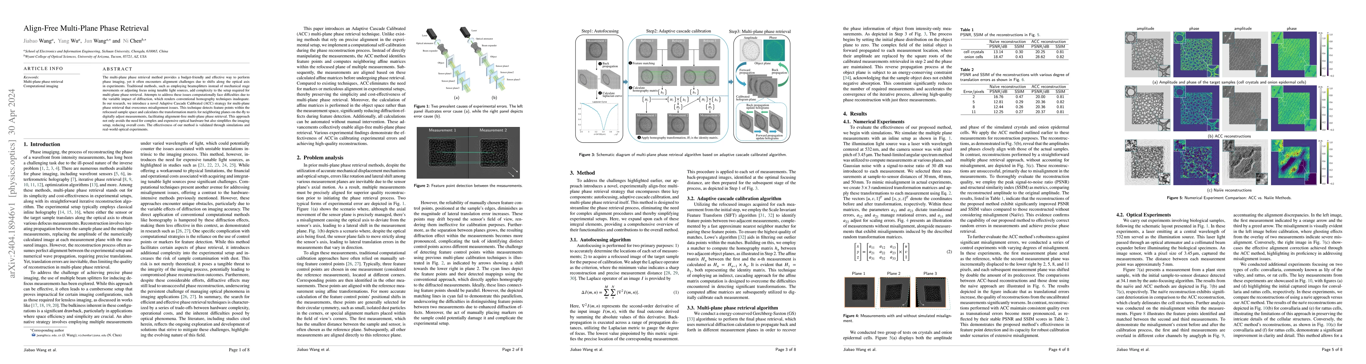 Thumbnail for Align-Free Multi-Plane Phase Retrieval