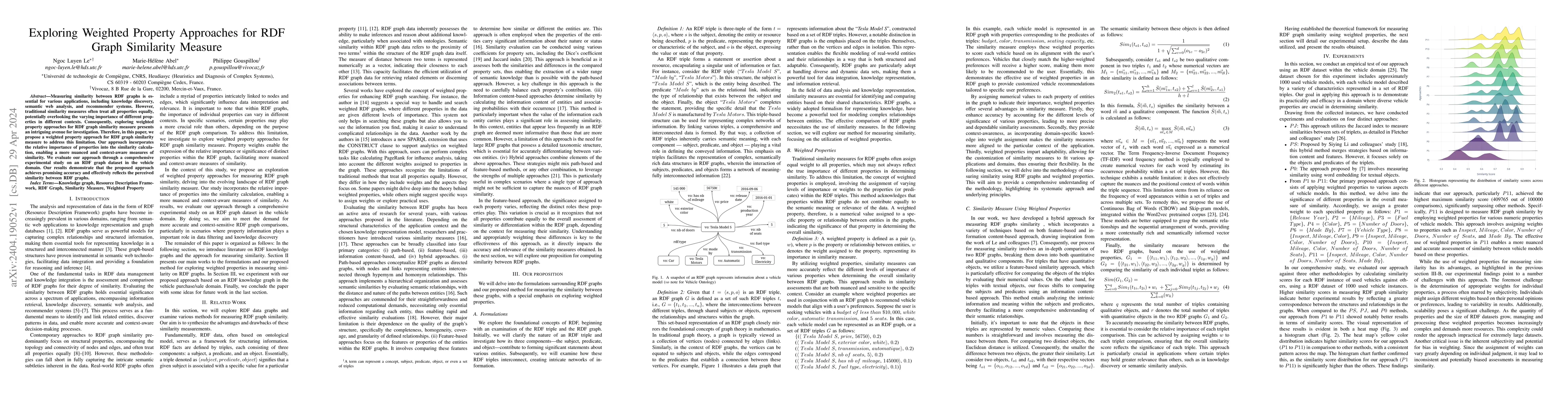 Thumbnail for Exploring Weighted Property Approaches for RDF Graph Similarity Measure