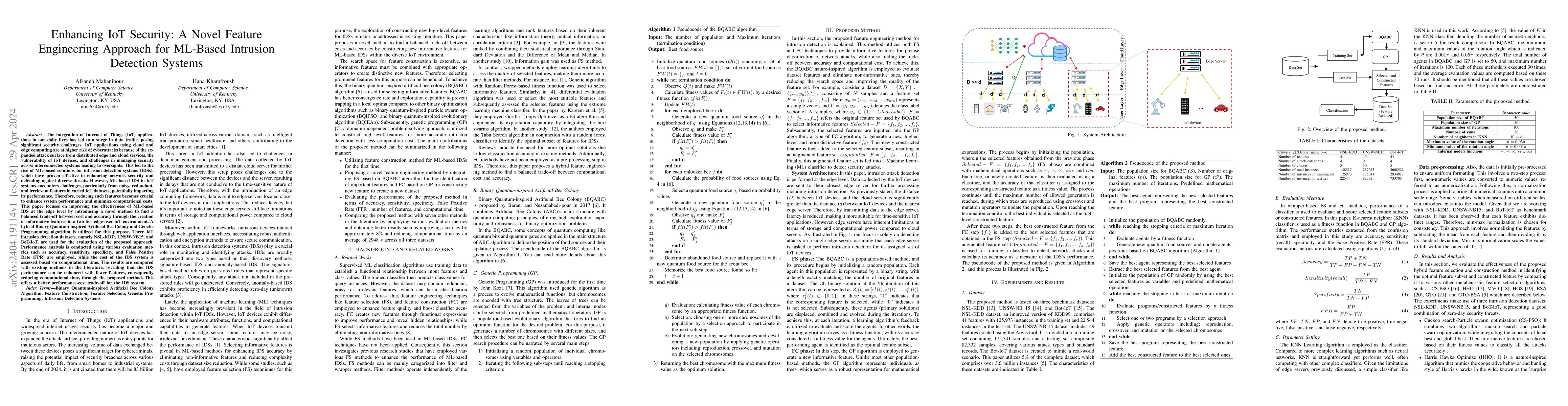 Thumbnail for Enhancing IoT Security: A Novel Feature Engineering Approach for
  ML-Based Intrusion Detection Systems