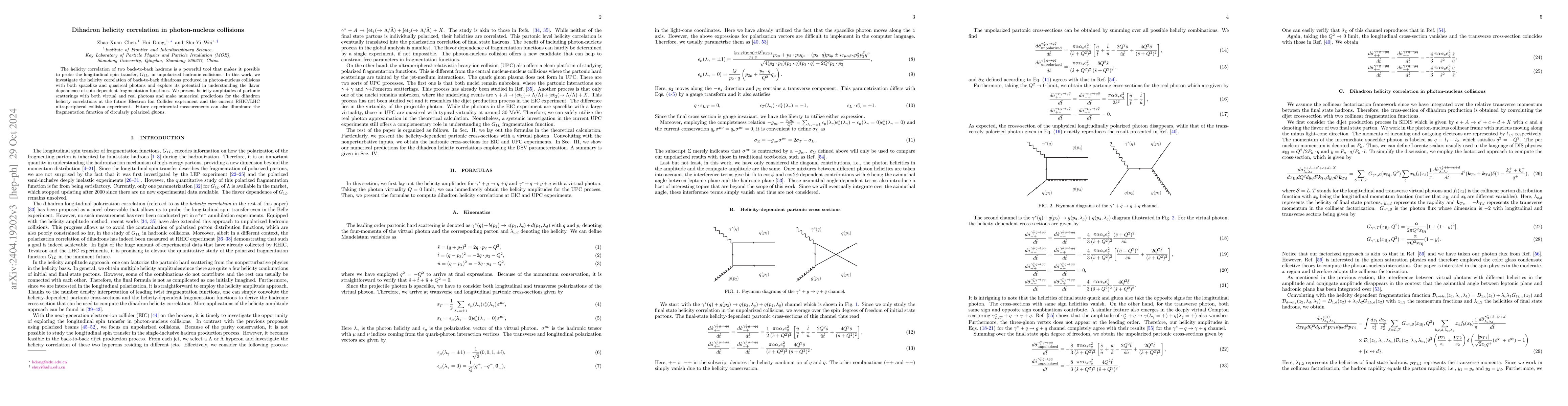 Thumbnail for Dihadron helicity correlation in photon-nucleus collisions