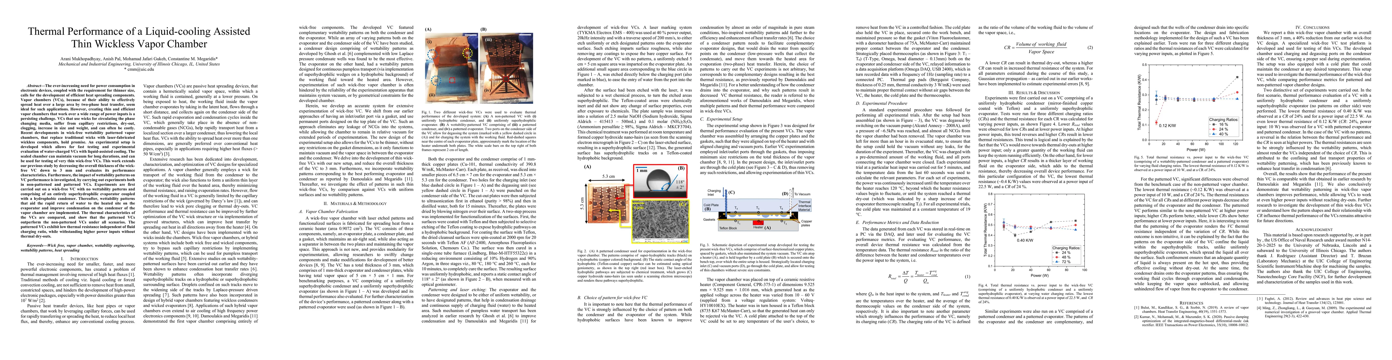 Thumbnail for Thermal Performance of a Liquid-cooling Assisted Thin Wickless Vapor
  Chamber