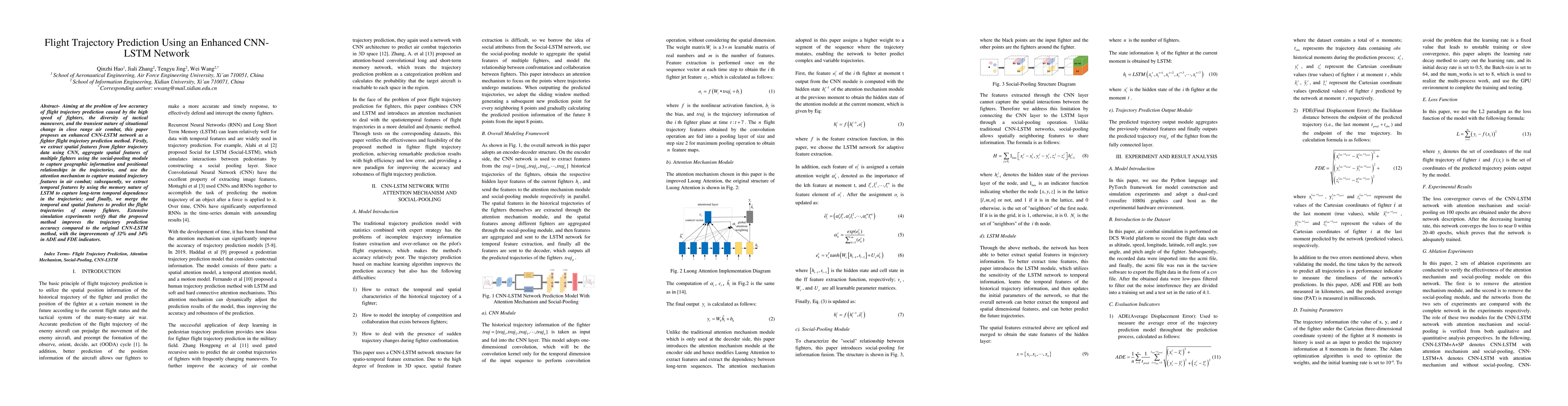 Thumbnail for Flight Trajectory Prediction Using an Enhanced CNN-LSTM Network