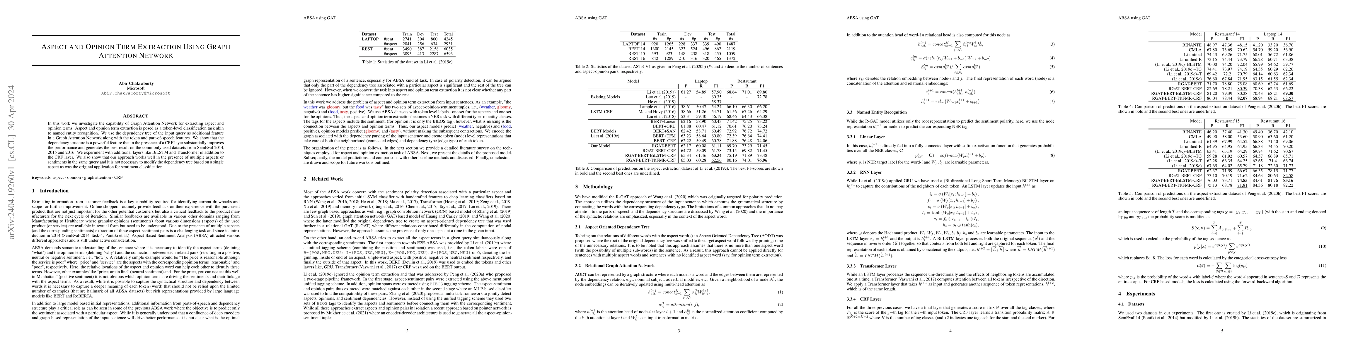 Thumbnail for Aspect and Opinion Term Extraction Using Graph Attention Network