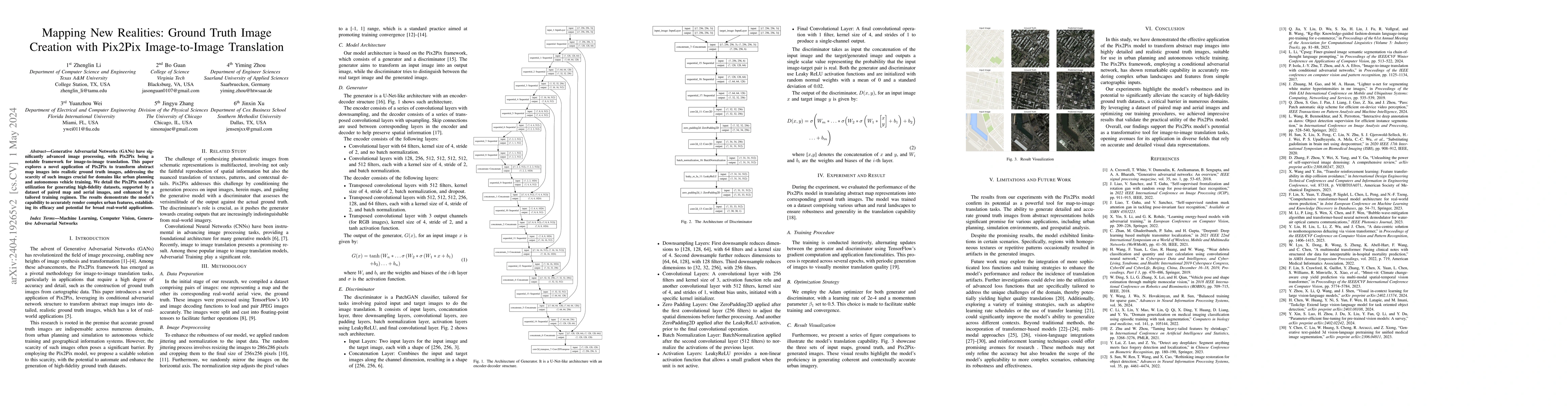 Thumbnail for Mapping New Realities: Ground Truth Image Creation with Pix2Pix
  Image-to-Image Translation
