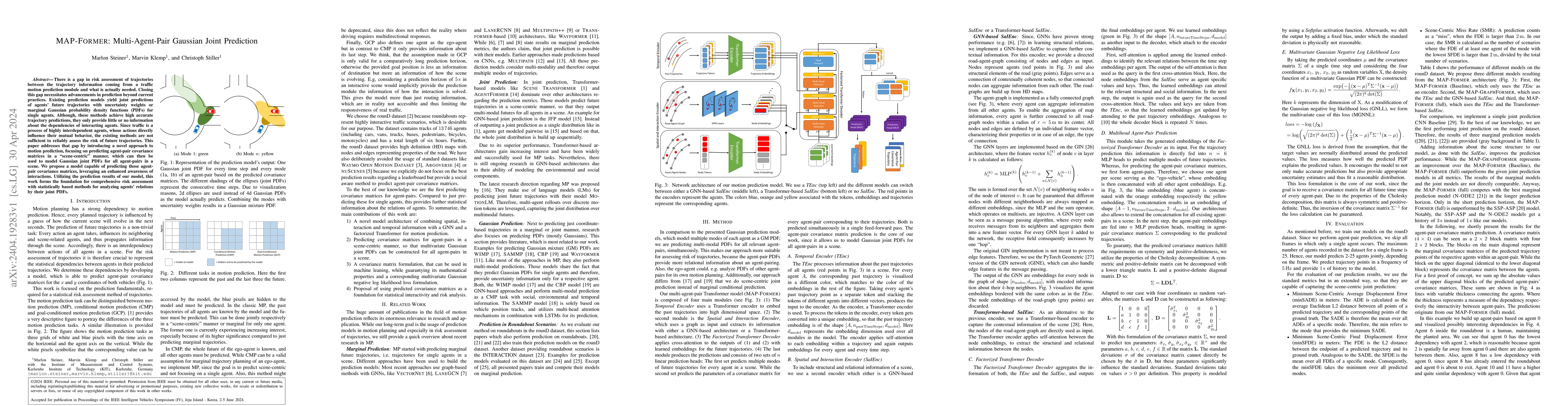 Thumbnail for MAP-Former: Multi-Agent-Pair Gaussian Joint Prediction