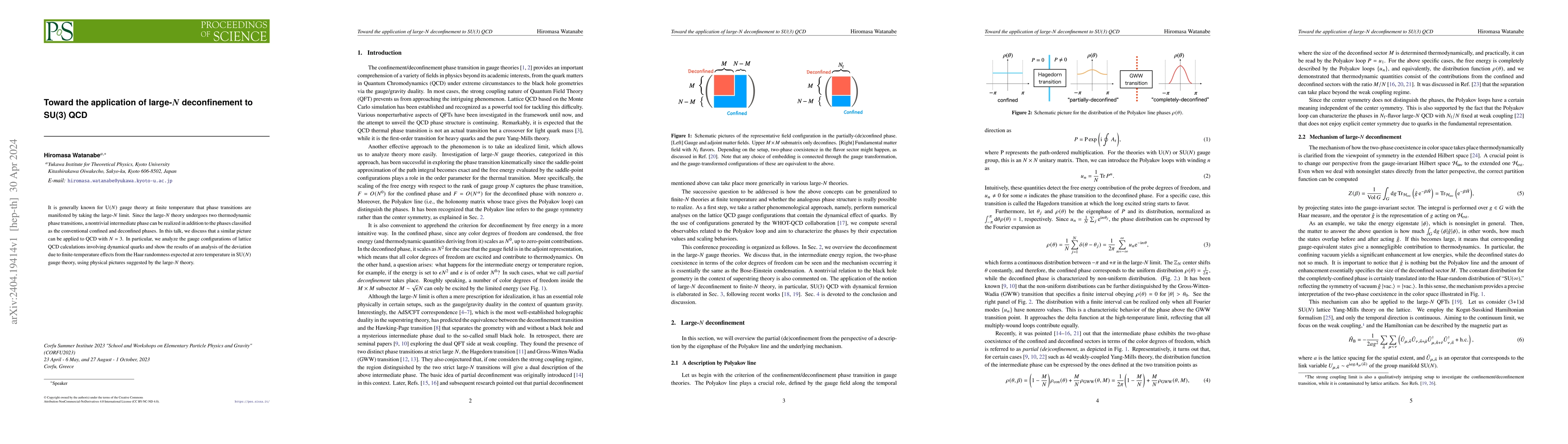 Thumbnail for Toward the application of large-$N$ deconfinement to SU(3) QCD