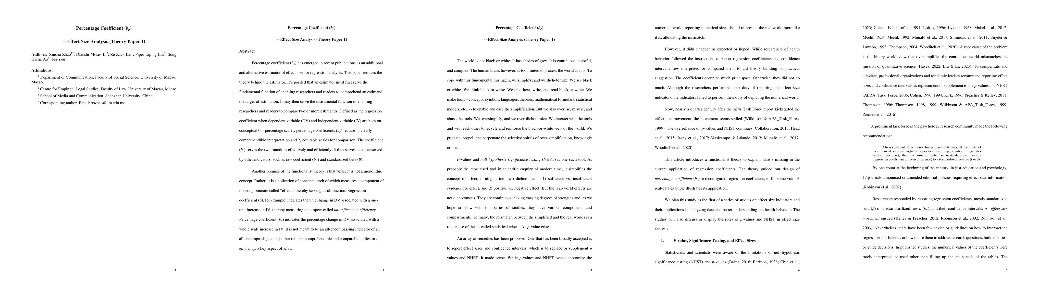 Thumbnail for Percentage Coefficient (bp) -- Effect Size Analysis (Theory Paper 1)