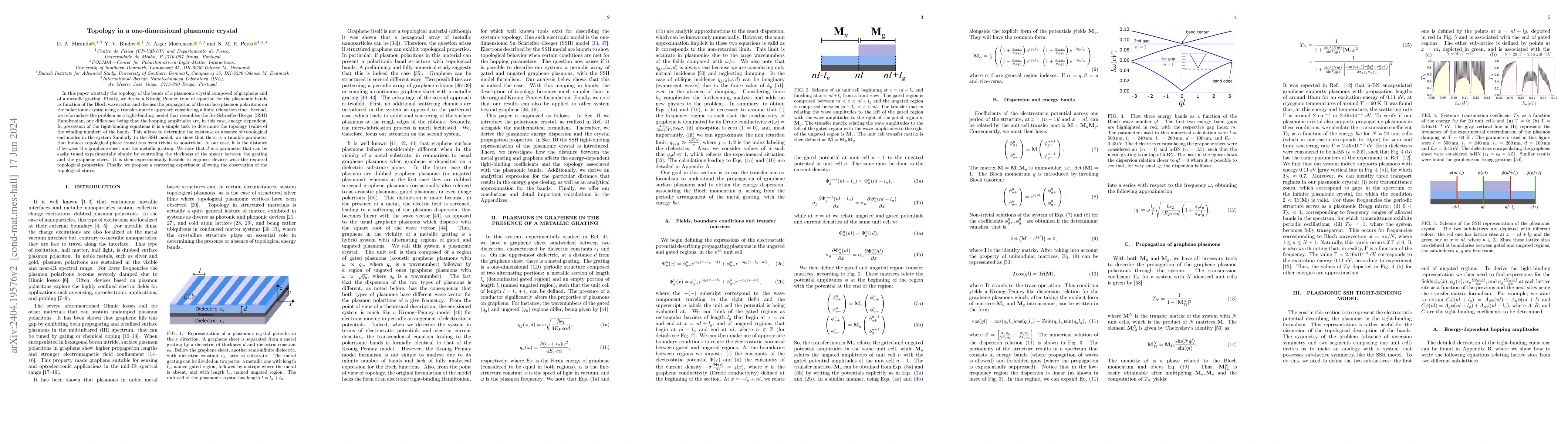 Thumbnail for Topology in a one-dimensional plasmonic crystal