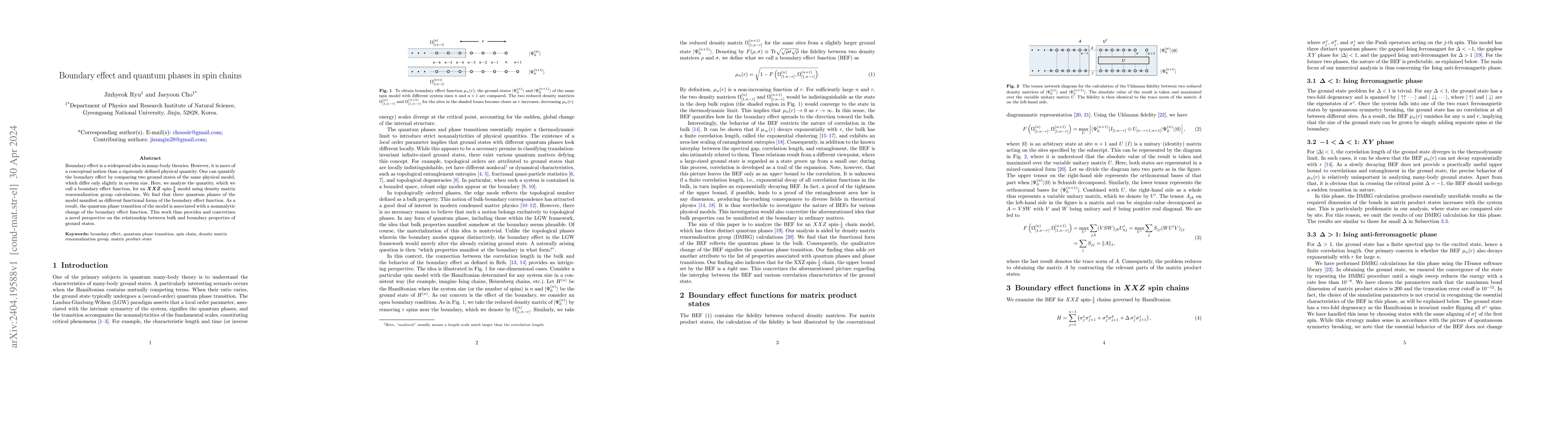 Thumbnail for Boundary effect and quantum phases in spin chains