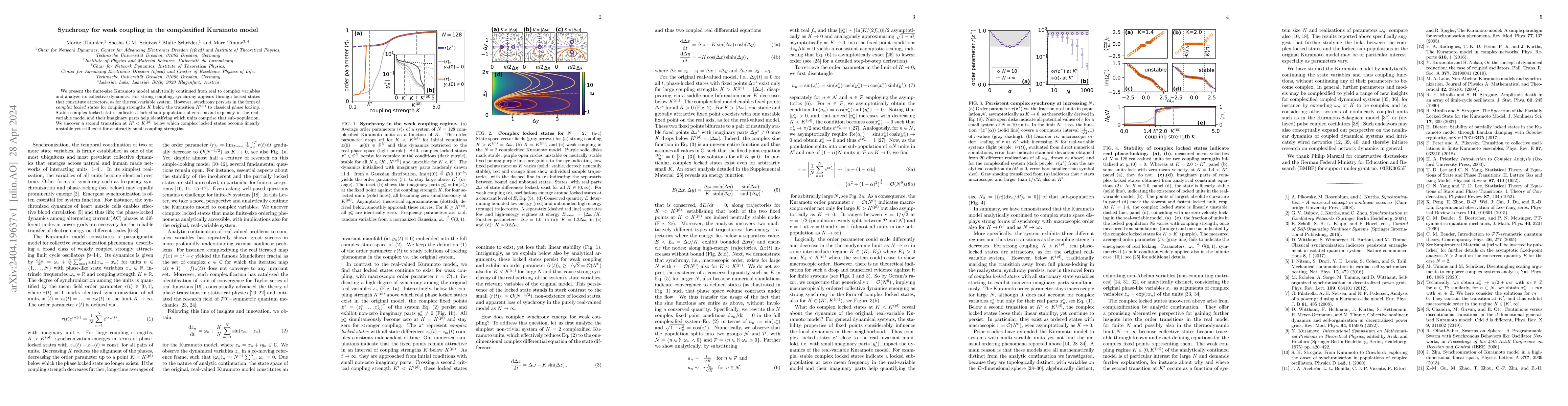 Thumbnail for Synchrony for weak coupling in the complexified Kuramoto model