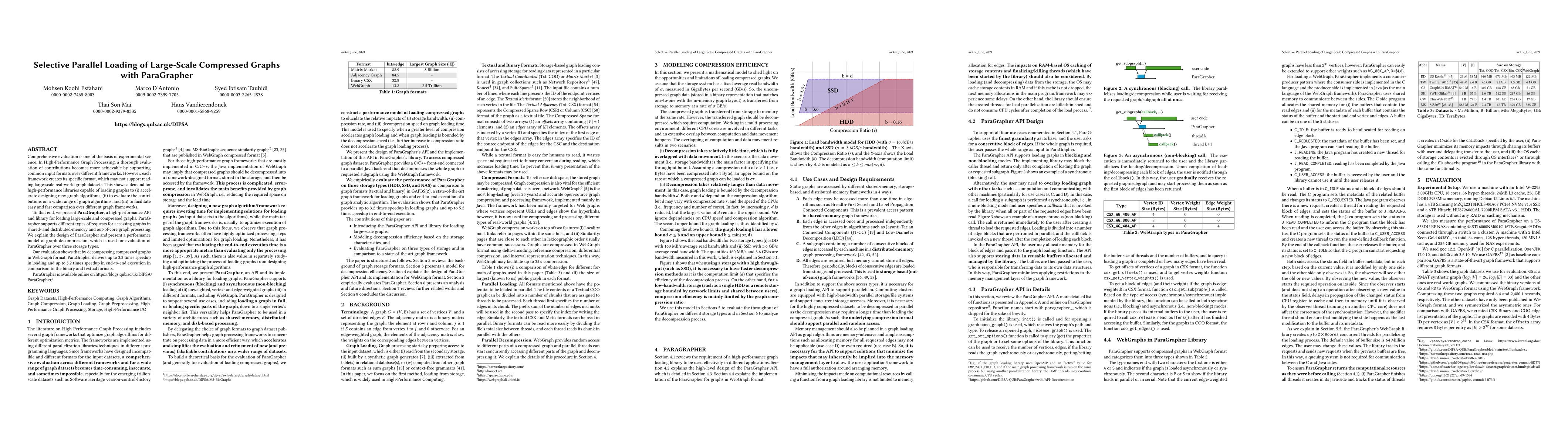 Thumbnail for Selective Parallel Loading of Large-Scale Compressed Graphs with
  ParaGrapher