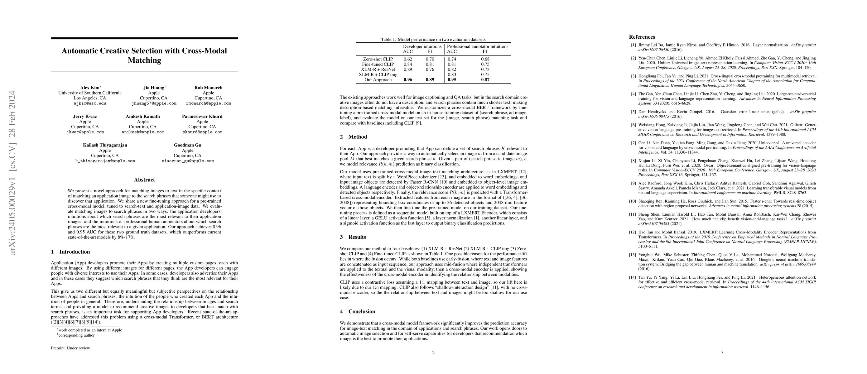 Thumbnail for Automatic Creative Selection with Cross-Modal Matching