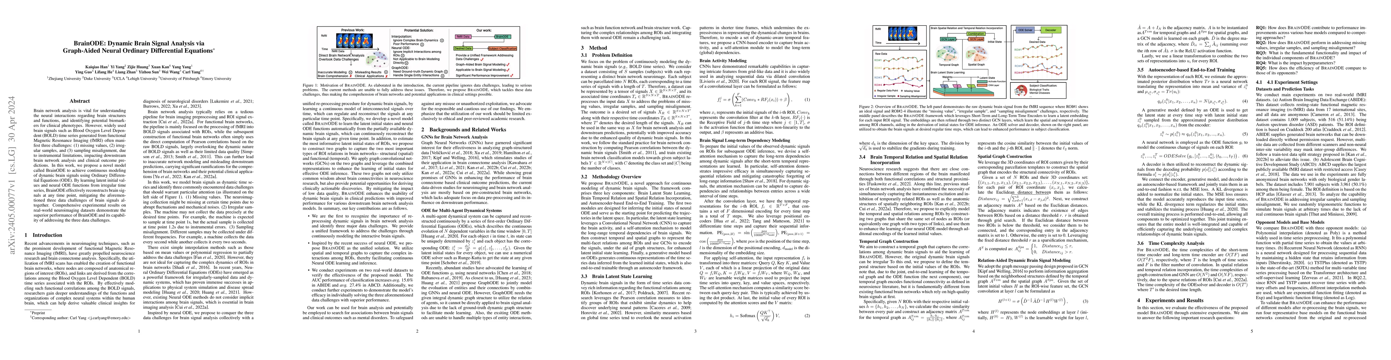 Thumbnail for BrainODE: Dynamic Brain Signal Analysis via Graph-Aided Neural Ordinary
  Differential Equations