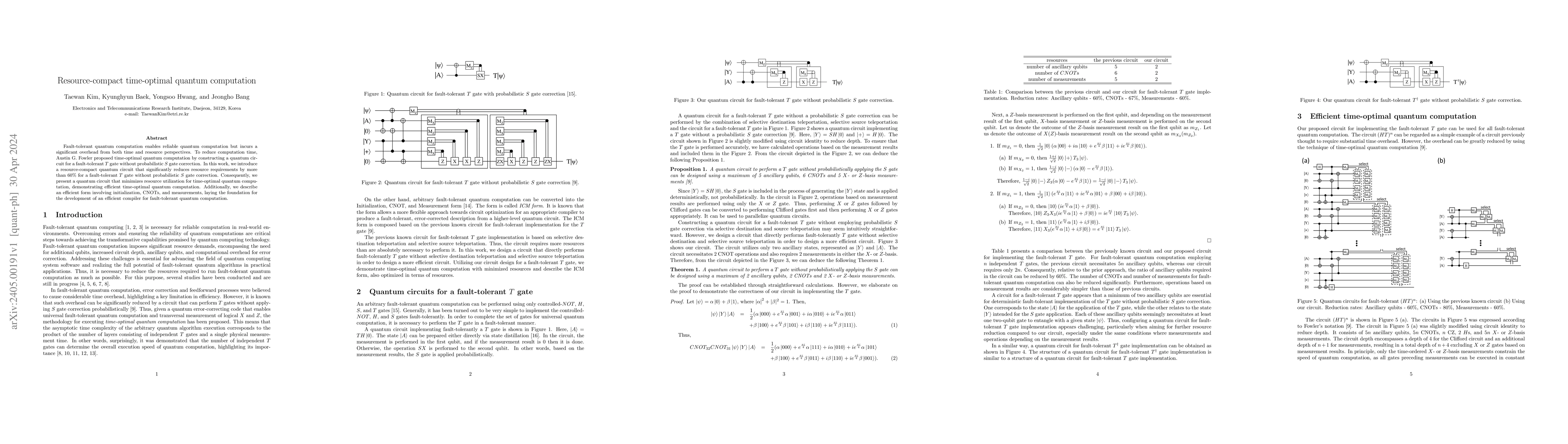 Thumbnail for Resource-compact time-optimal quantum computation
