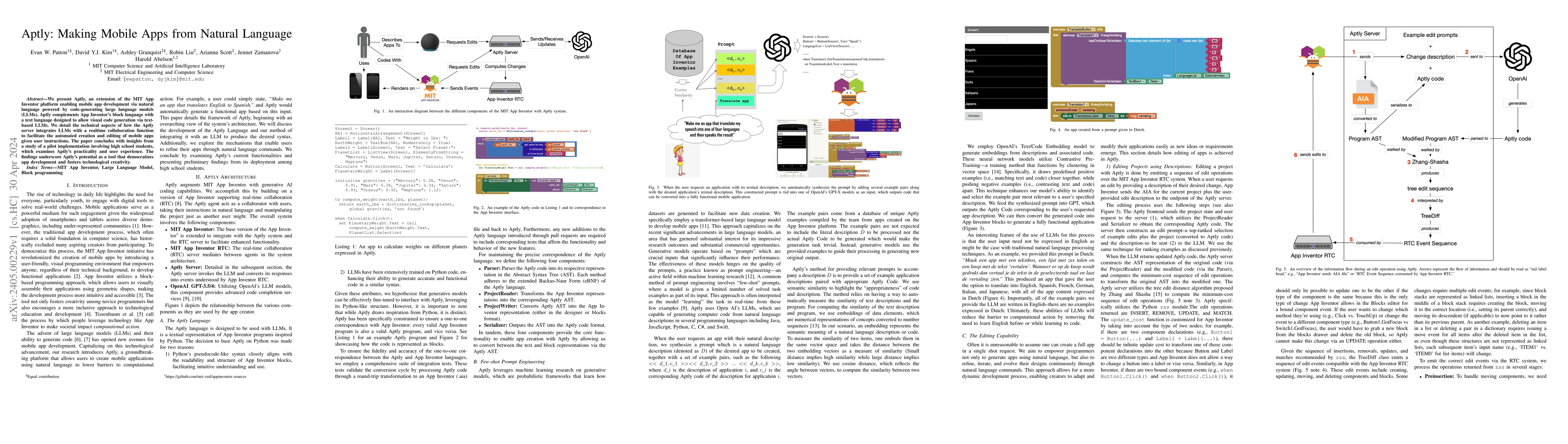 Thumbnail for Aptly: Making Mobile Apps from Natural Language
