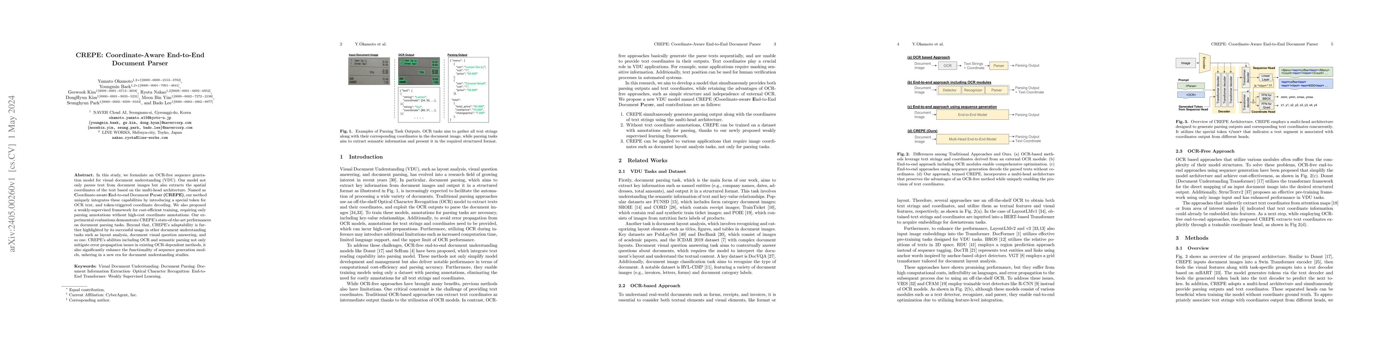 Thumbnail for CREPE: Coordinate-Aware End-to-End Document Parser