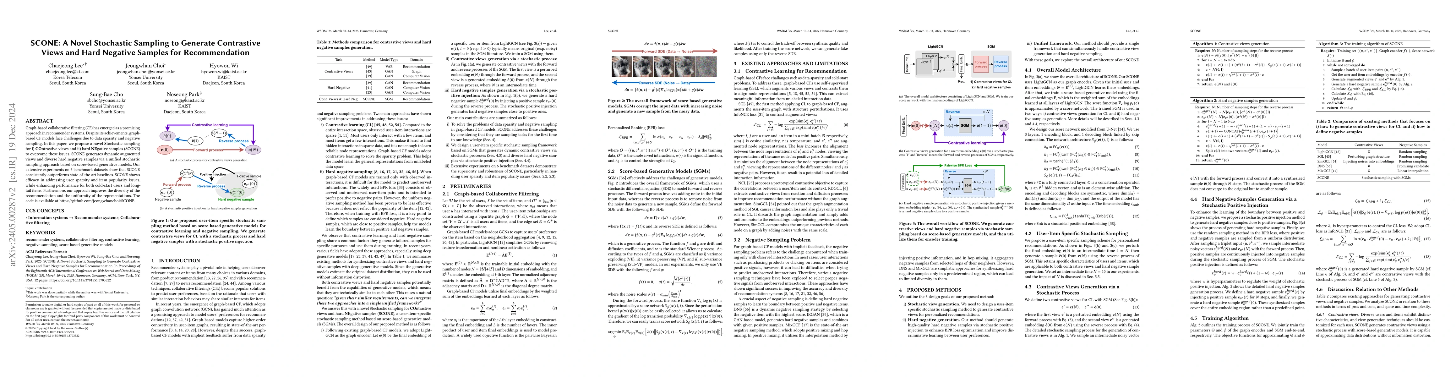 Thumbnail for Stochastic Sampling for Contrastive Views and Hard Negative Samples in
  Graph-based Collaborative Filtering