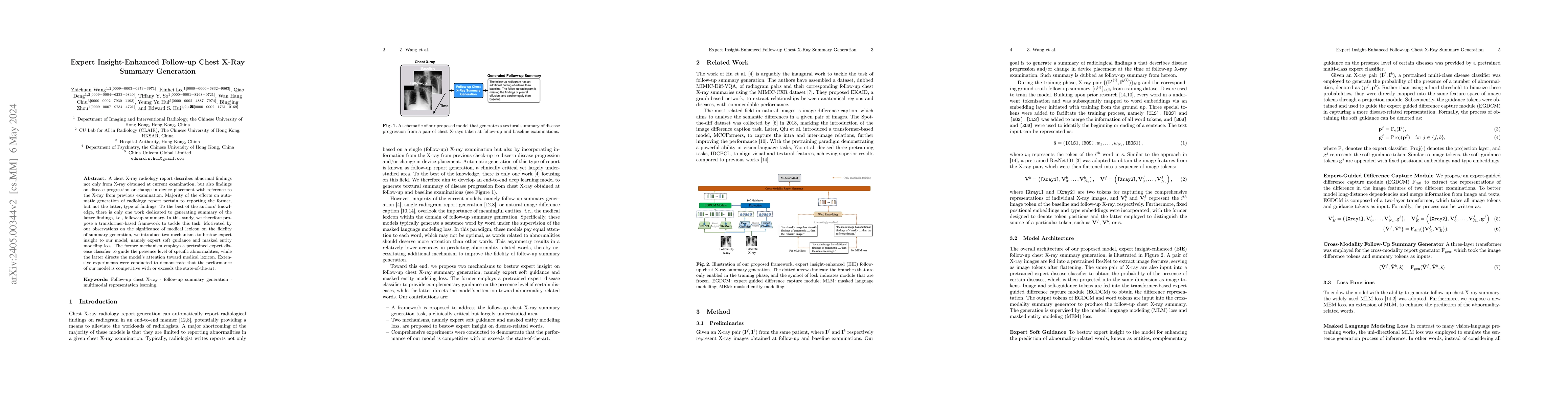 Thumbnail for Expert Insight-Enhanced Follow-up Chest X-Ray Summary Generation