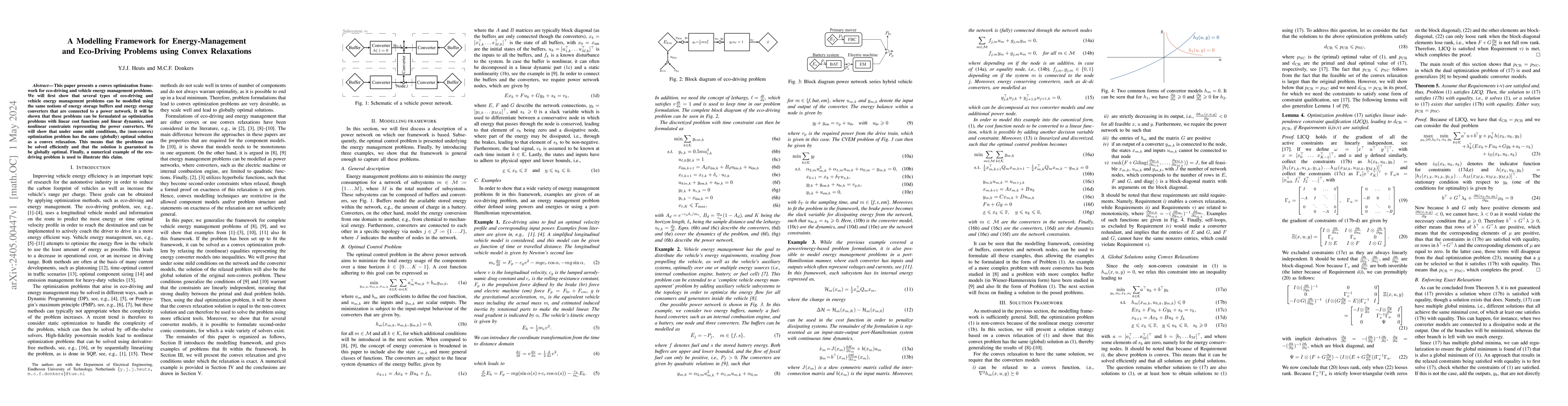 Thumbnail for A Modelling Framework for Energy-Management and Eco-Driving Problems
  using Convex Relaxations