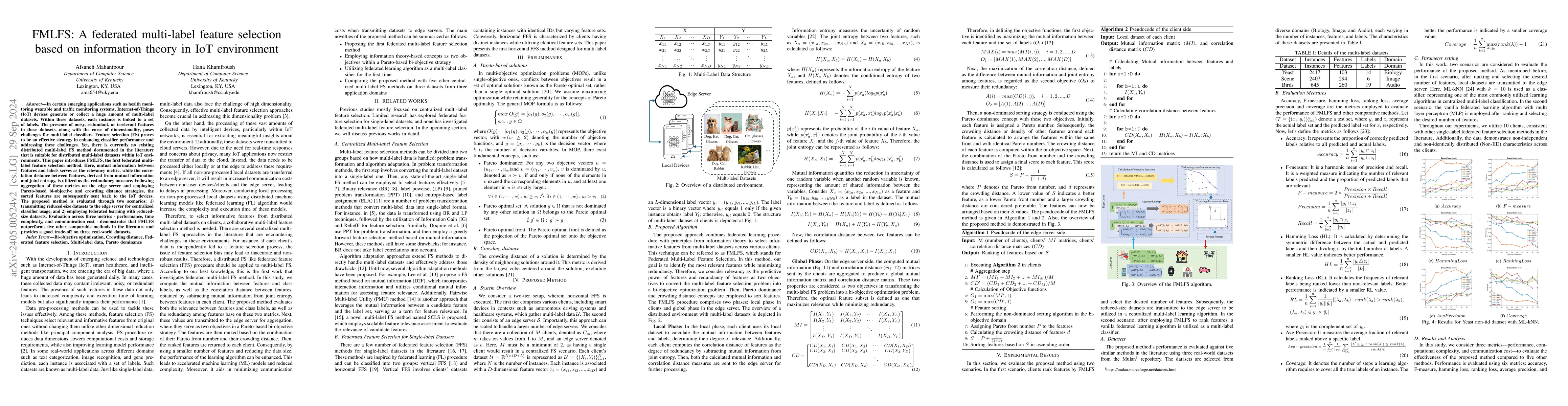 Thumbnail for FMLFS: A federated multi-label feature selection based on information
  theory in IoT environment