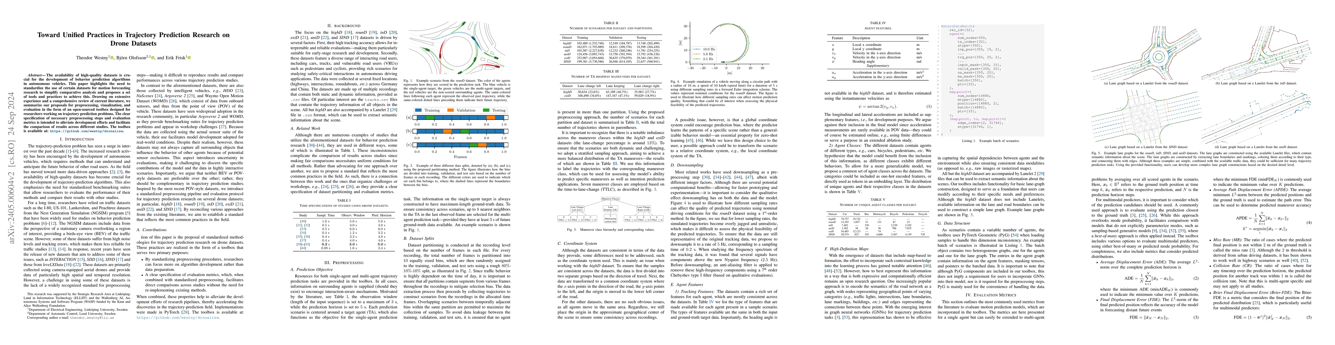 Thumbnail for A Preprocessing and Evaluation Toolbox for Trajectory Prediction
  Research on the Drone Datasets