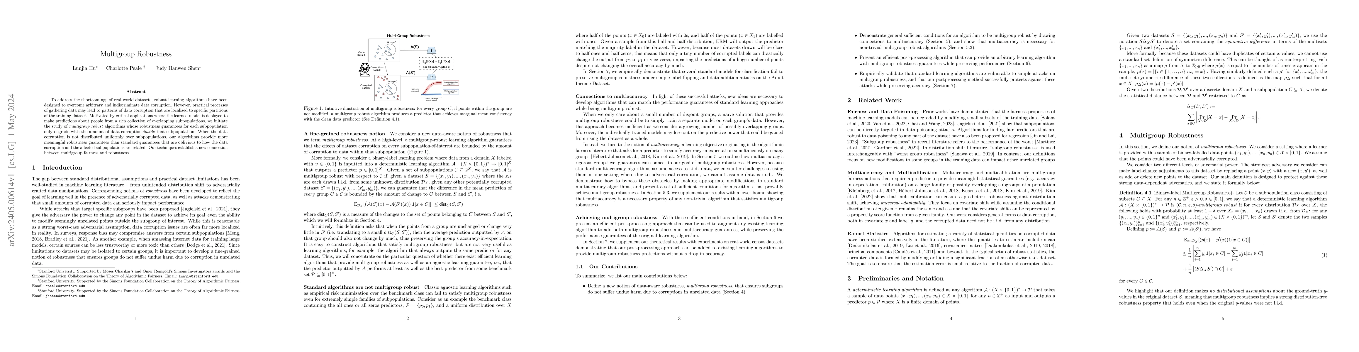 Thumbnail for Multigroup Robustness