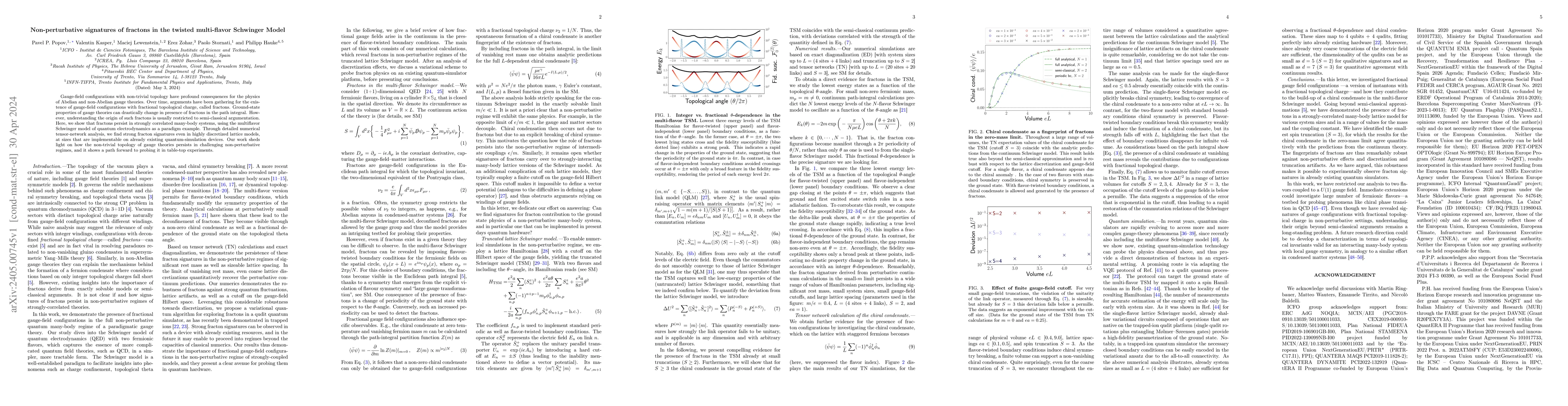 Thumbnail for Non-perturbative signatures of fractons in the twisted multi-flavor
  Schwinger Model