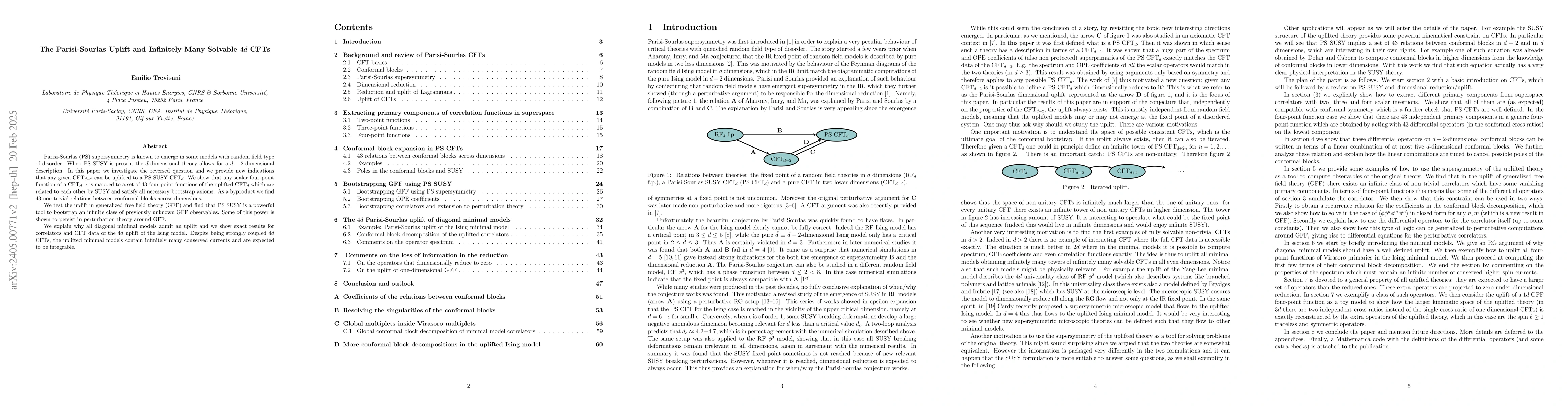 Thumbnail for The Parisi-Sourlas Uplift and Infinitely Many Solvable 4d CFTs