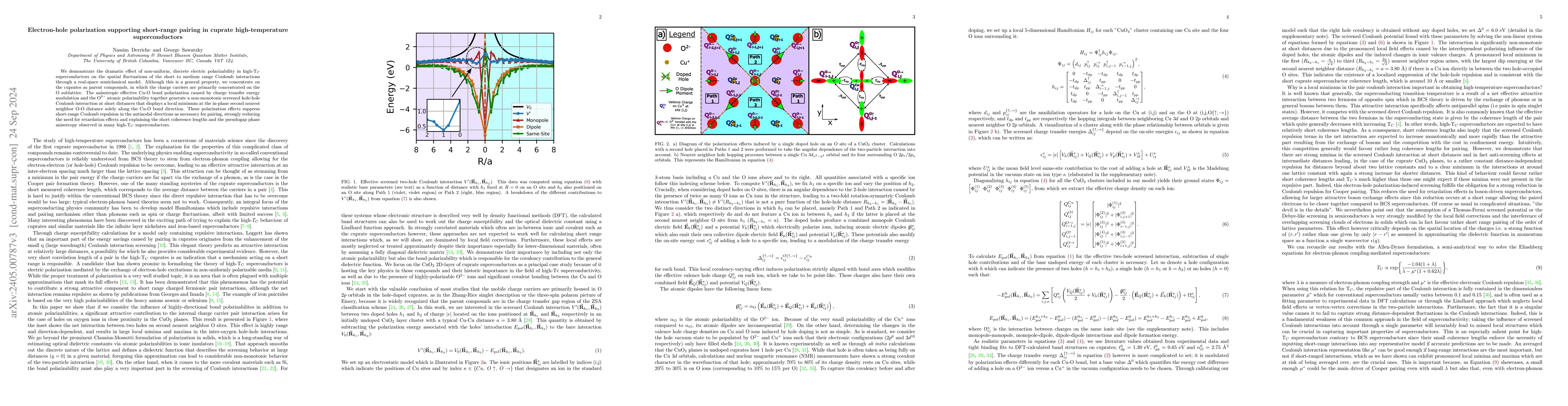 Thumbnail for Non-uniform and anisotropic electric polarizability resulting in
  pronounced local repulsion minima in high-temperature superconductors