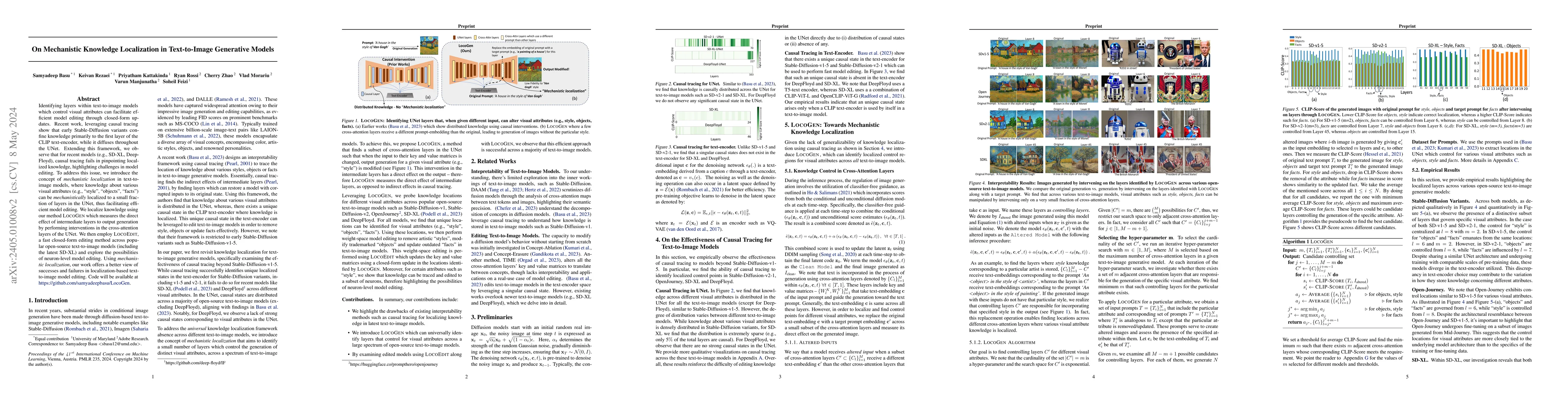 Thumbnail for On Mechanistic Knowledge Localization in Text-to-Image Generative Models