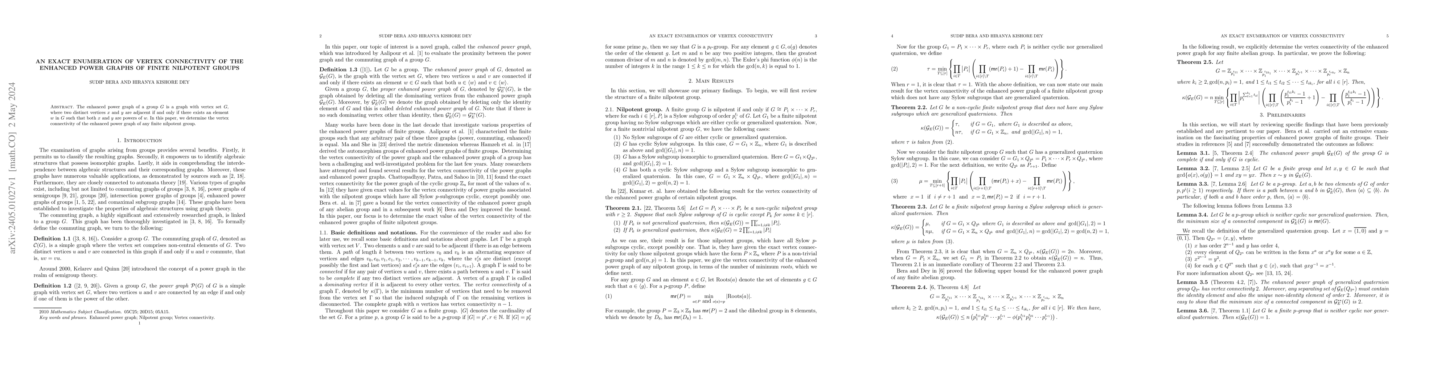 Thumbnail for An exact enumeration of vertex connectivity of the enhanced power graphs
  of finite nilpotent groups