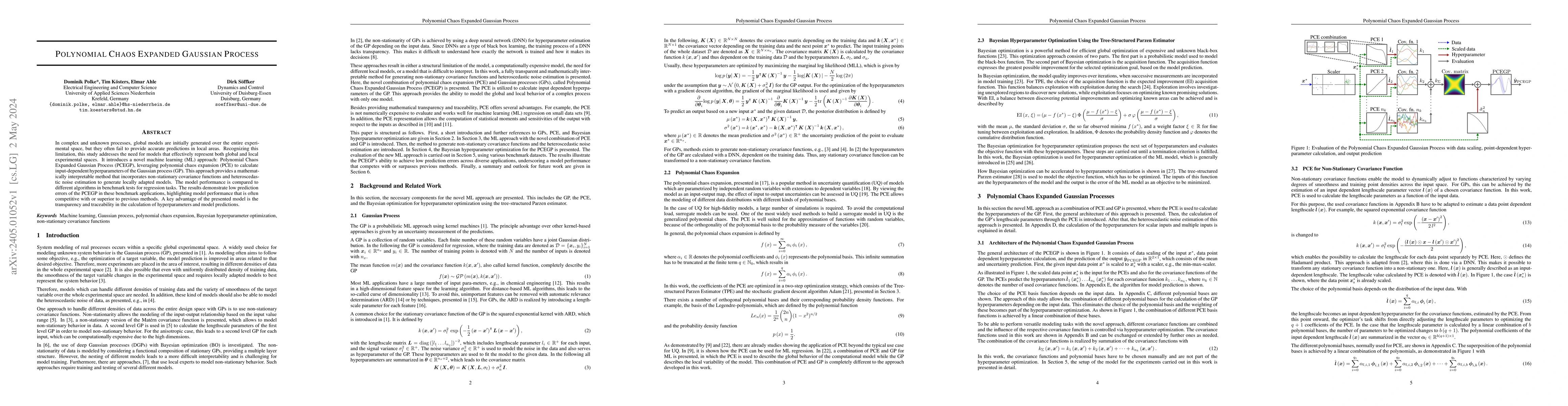 Thumbnail for Polynomial Chaos Expanded Gaussian Process