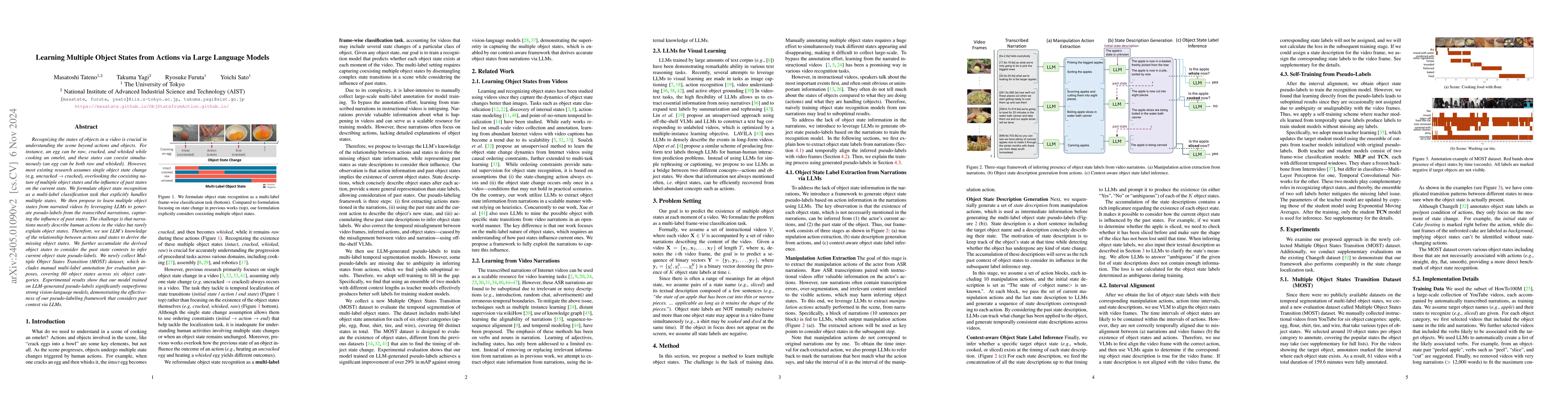 Thumbnail for Learning Object States from Actions via Large Language Models
