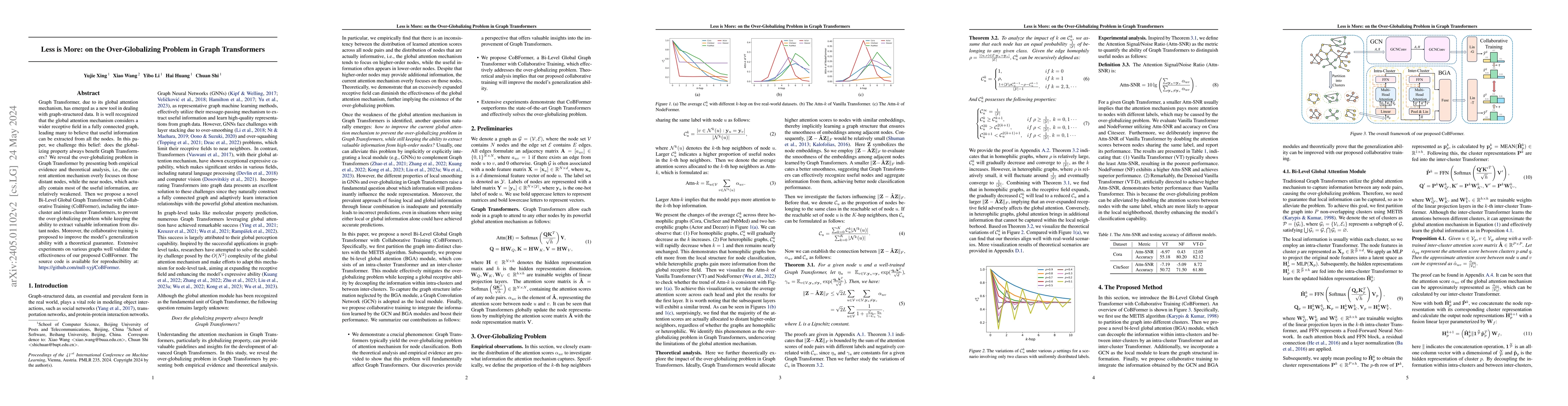 Thumbnail for Less is More: on the Over-Globalizing Problem in Graph Transformers