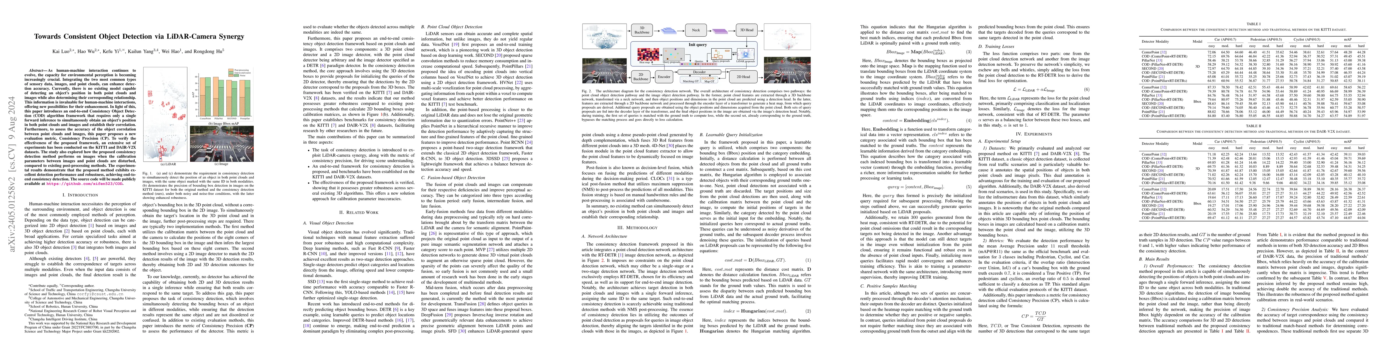 Thumbnail for Towards Consistent Object Detection via LiDAR-Camera Synergy