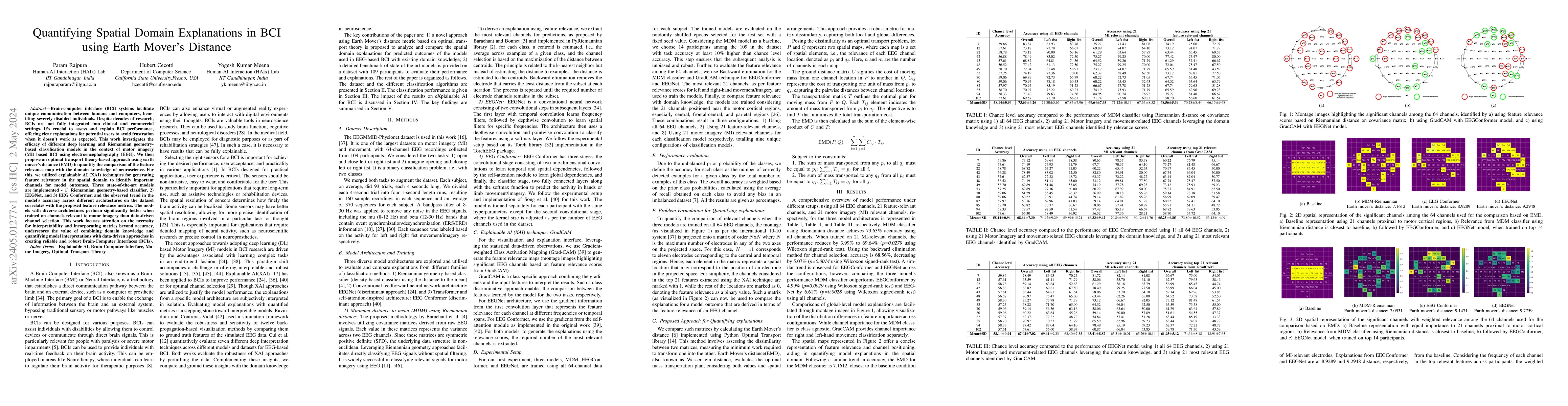 Thumbnail for Quantifying Spatial Domain Explanations in BCI using Earth Mover's
  Distance