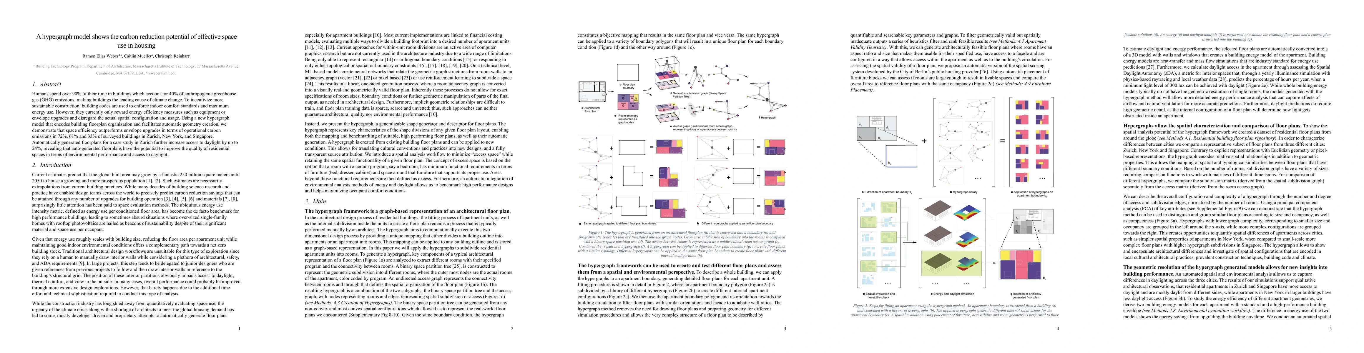 Thumbnail for A hypergraph model shows the carbon reduction potential of effective
  space use in housing