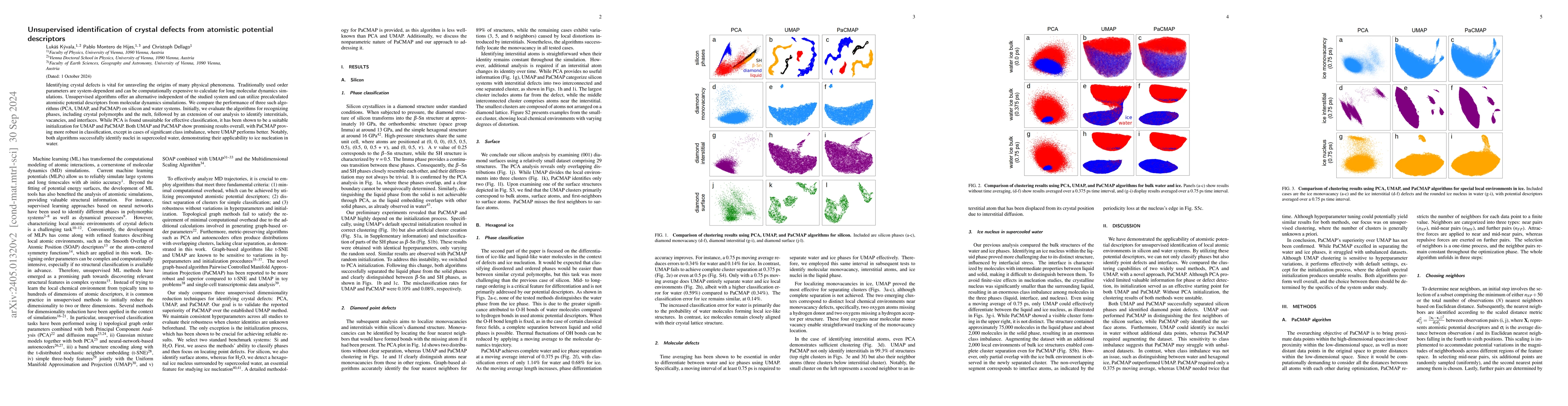 Thumbnail for Unsupervised identification of local atomic environment from atomistic
  potential descriptors