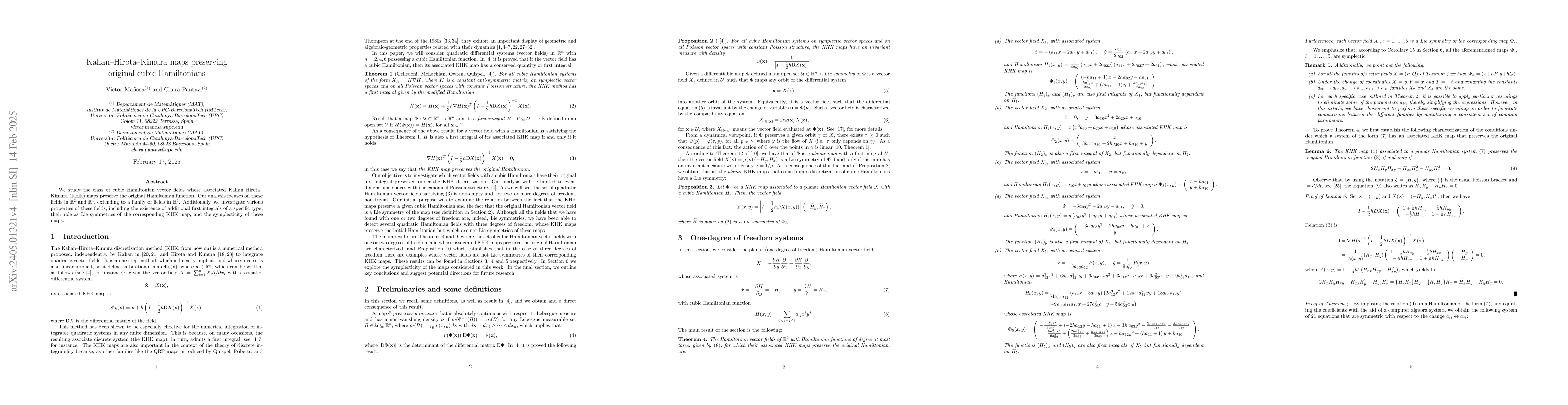 Thumbnail for Kahan-Hirota-Kimura maps preserving original cubic hamiltonians