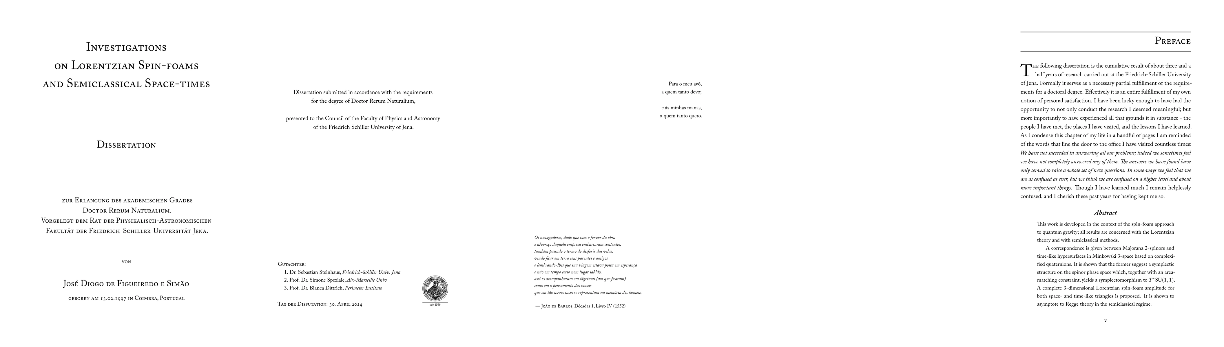 Thumbnail for Investigations on Lorentzian Spin-foams and Semiclassical Space-times