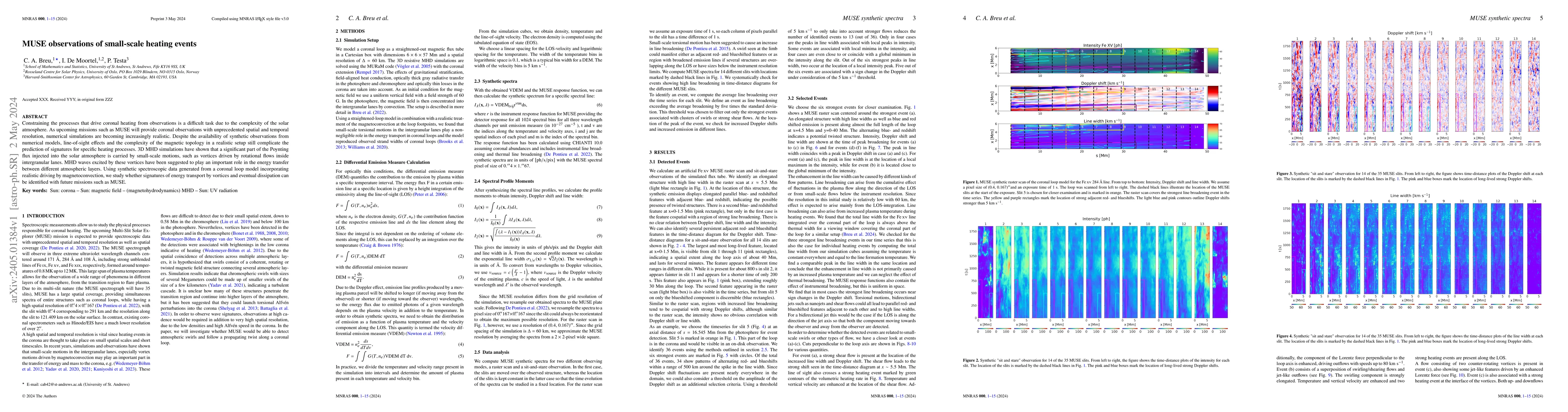 Thumbnail for MUSE observations of small-scale heating events